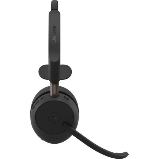 Jabra Evolve3 65 kabellose Bluetooth Headsets mit adaptiver Geräuschunterdrückung, Mikrofon, Teams, schwarz