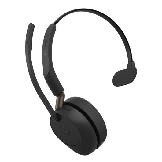 Jabra Evolve3 65 kabellose Bluetooth Headsets mit adaptiver Geräuschunterdrückung, Mikrofon, Teams, schwarz
