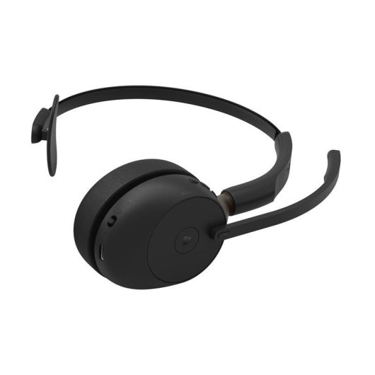 Jabra Evolve3 65 kabellose Bluetooth Headsets mit adaptiver Geräuschunterdrückung, Mikrofon, Teams, schwarz