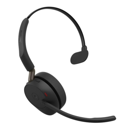 Jabra Evolve3 65 kabellose Bluetooth Headsets mit adaptiver Geräuschunterdrückung, Mikrofon, Teams, schwarz