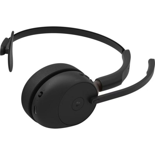 Jabra Evolve3 65 kabellose Bluetooth Headsets mit adaptiver Geräuschunterdrückung, Mikrofon, Teams, schwarz