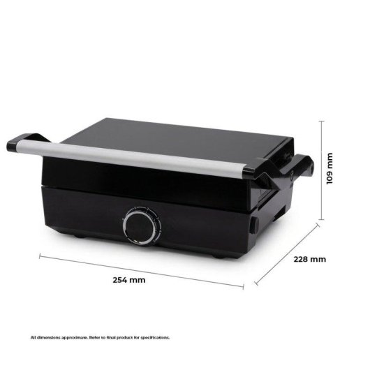 Grill Sandwichera Nilson Life 700-800W Placas Intercambiables Grill y Gofre
