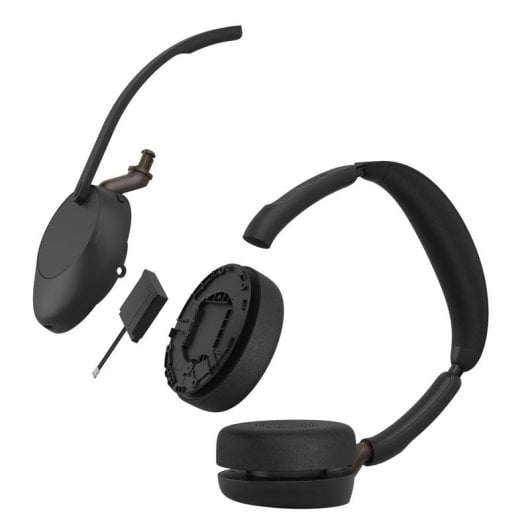 Cuffie Jabra Evolve3 65 wireless Bluetooth con cancellazione rumore nero