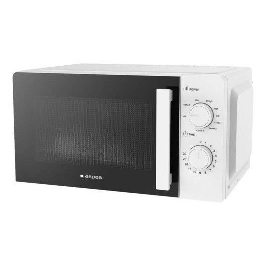 Microondas Aspes AMW2702G 20 Litros 700 W 5 niveles potencia temporizador mecánico