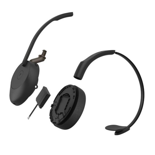 Casque Jabra Evolve3 65 sans fil Bluetooth avec annulation adaptative du bruit, micro et USB-C noir