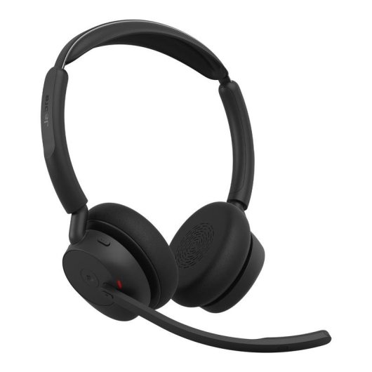Casque Jabra Evolve3 45 sans fil Bluetooth avec annulation de bruit, micro et USB-C, noir