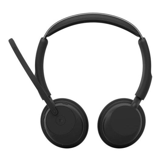 Casque Jabra Evolve3 45 sans fil Bluetooth avec annulation de bruit, micro et USB-C, noir