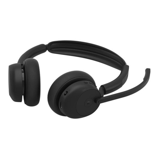 Casque Jabra Evolve3 45 sans fil Bluetooth avec annulation de bruit, micro et USB-C, noir
