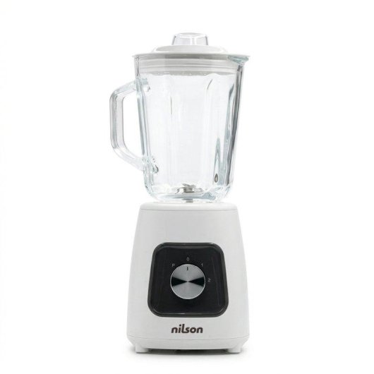 Batidora Nutricional Nilson Life Blanca 1.5L 1000W Turbo Cuchillas Inox