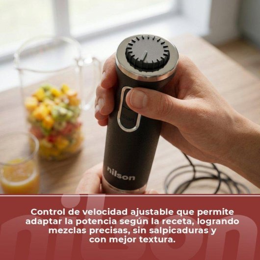 Batidora Nutricional Nilson Life 320W Vasos 0.6L y 0.3L con Turbo