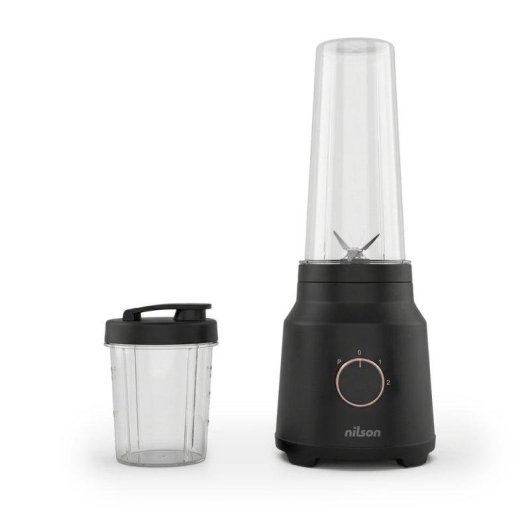 Batidora Nutricional Nilson Life 320W Vasos 0.6L y 0.3L con Turbo