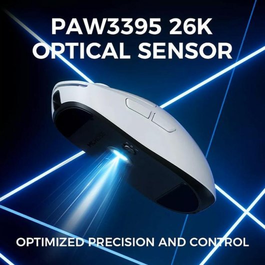 Ratón Mchose MC-A5V2-5 Bluetooth RF 26000 DPI Blanco 5 Botones Gaming