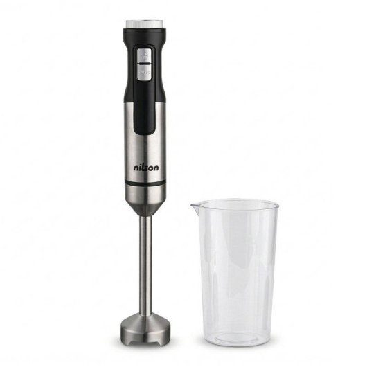 Batidora de mano Nilson Life 1500W Negra con Display LED y Turbo
