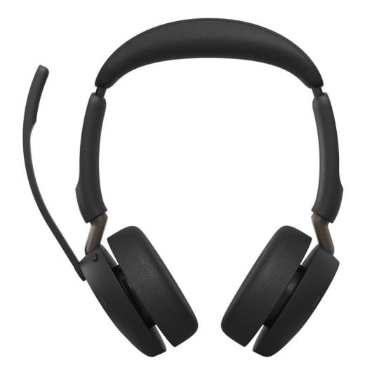 Cuffie Jabra Evolve3 65 wireless Bluetooth con cancellazione adattiva rumore, microfono, USB-C, nero