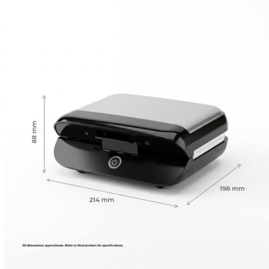 Sandwichera eléctrica Nilson Life extraíble 2 rebanadas 800W placas cerámicas