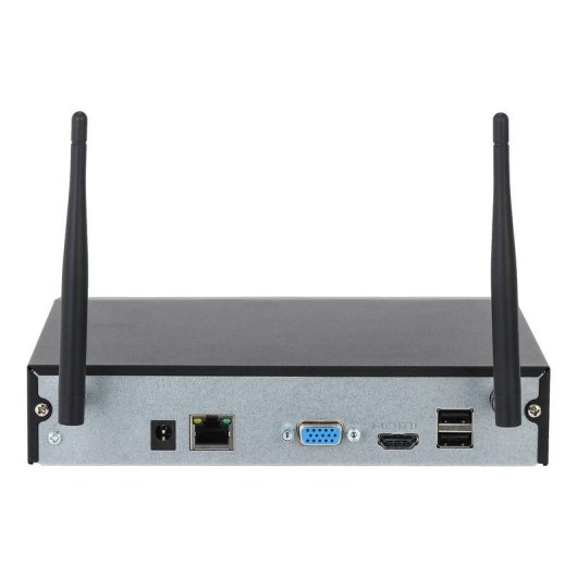 Grabadora NVR para Cámara IP Dahua NVR2104HC-W 4 canales 1080p Sin disco WiFi 6