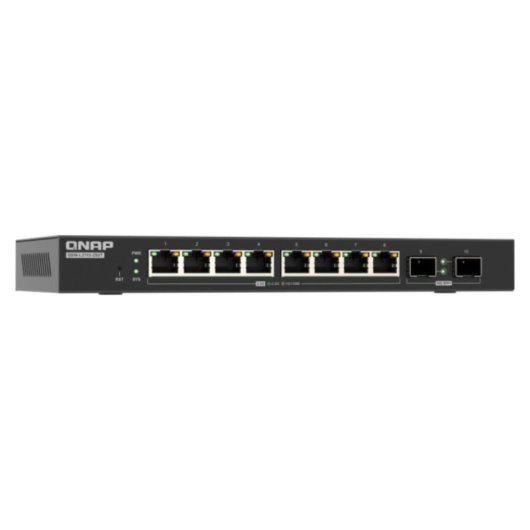 Comutador QNAP QSW-L2110-2S8T 8x 2.5GbE + 2x SFP+ 10GbE