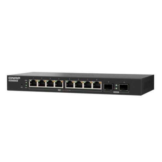 Comutador QNAP QSW-L2110-2S8T 8x 2.5GbE + 2x SFP+ 10GbE