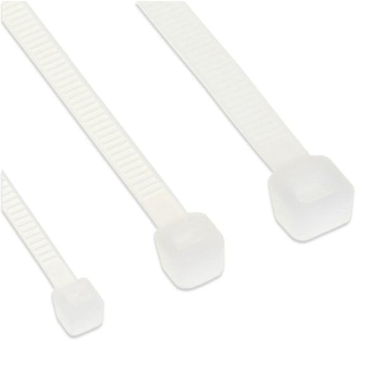 Sujeción para cables Aptel 59964R poliamida 6.6 200 mm transparente 100 unidades