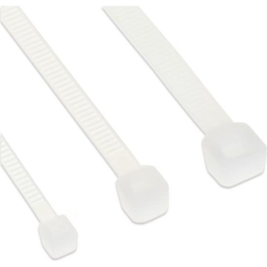 Sujeción para cables Aptel 59964R poliamida 6.6 200 mm transparente 100 unidades