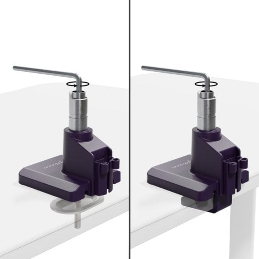 Arozzi Alzare Neo Soporte Monitor de Mesa 17 a 34" VESA 75x75 a 100x100 Máx 9Kg Morado