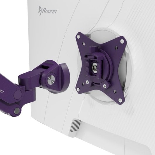 Arozzi Alzare Neo Soporte Monitor de Mesa 17 a 34" VESA 75x75 a 100x100 Máx 9Kg Morado