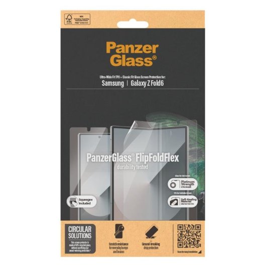 Displayschutz PanzerGlass Galaxy Z Fold6 gehhartetes Glas transparent