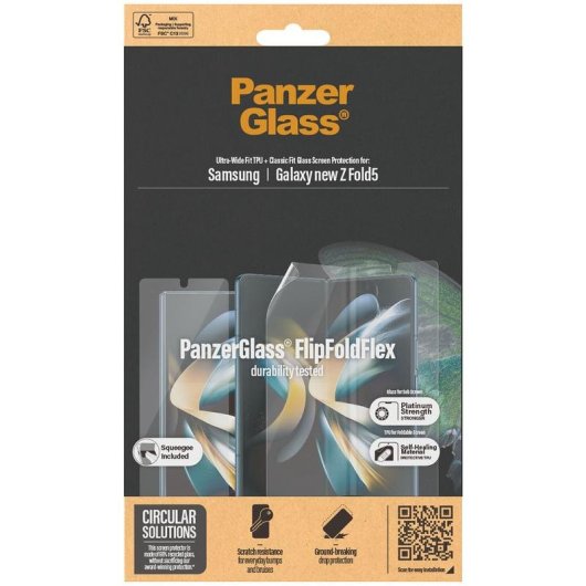 Displayschutz PanzerGlass Galaxy Z Fold6 gehhartetes Glas transparent