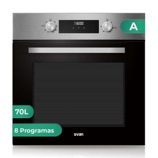 Horno Multifunción Svan SHM8700DX 70L 60cm Hidrolítico A Grill Inox