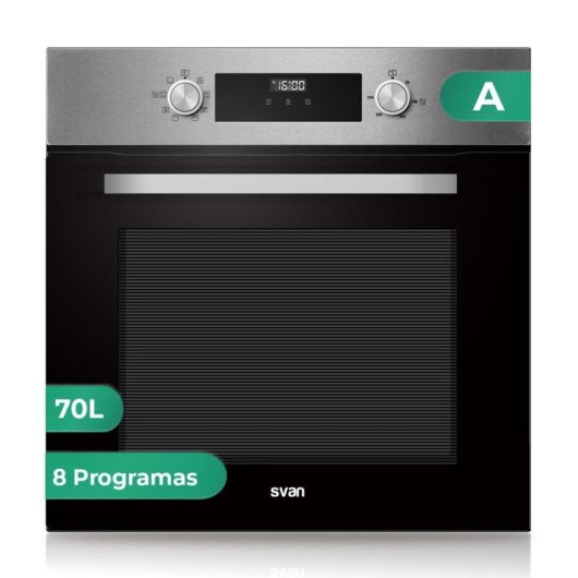 Horno Multifunción Svan SHM8700DX 70L 60cm Hidrolítico A Grill Inox