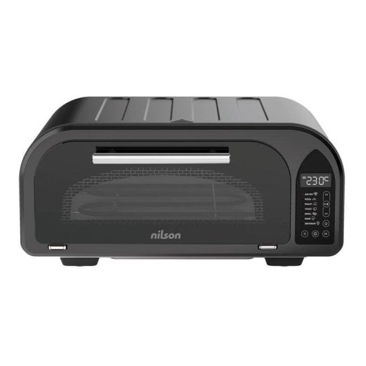 Horno Sobremesa Nilson Life 12L 47cm Display LED 7 Programas Convección Grill Negro