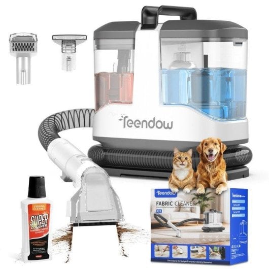 Aspiradora de Tapicerías Teendow C3 450W 12000Pa 1000ml Ligera y Compacta