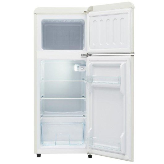 Frigorífico Mini Welltin Dos Puertas Defrost 105,5cm 92L D Blanco crema