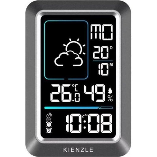 Wetterstation Kienzle Kompakt digitale Gray Silber