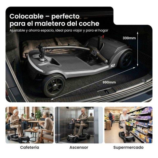 Elektro Scooter fuer aeltere personen Welltin S2 136 kg 6 km/h