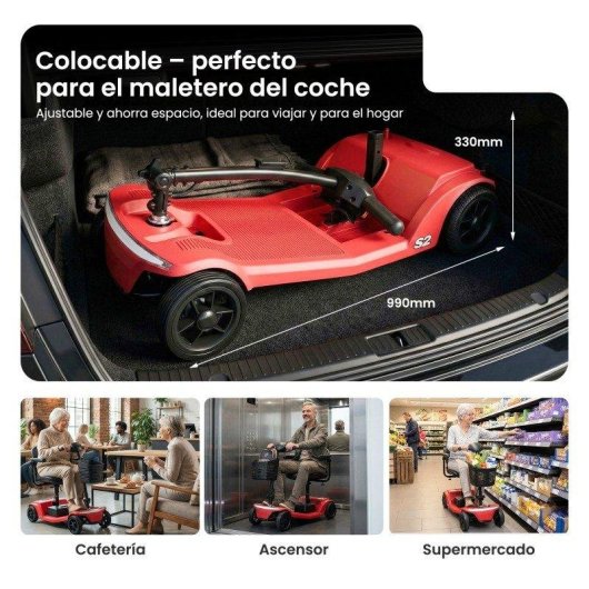 Elektro Scooter fuer aeltere personen Welltin S2 136 kg 6 km/h