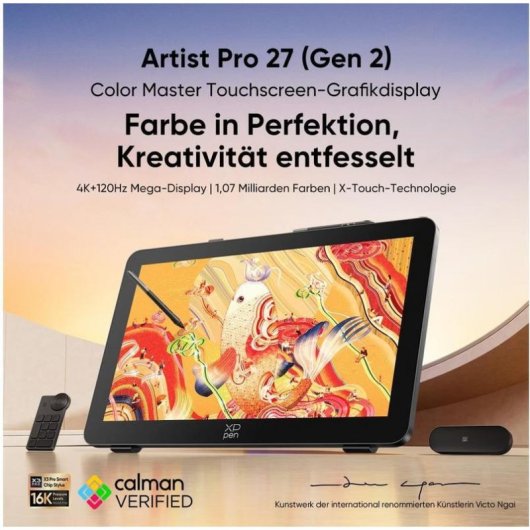 Tableta Gráfica con Pantalla XP-Pen Artist Pro 27 Gen2 4K 120 Hz