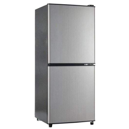 Frigorífico Mini Welltin BCD-106W Defrost 102cm 106L E Plateado y negro