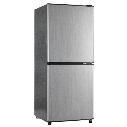 Frigorífico Mini Welltin BCD-106W Defrost 102cm 106L E Plateado y negro