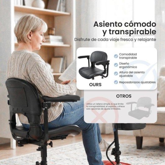 Elektroroller Welltin 136kg 6 km/h 12Ah 250W Reichweite 15 km