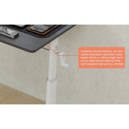 Escritorio Regulable Welltin W3301 80x60 cm Altura Ajustable Multiusos