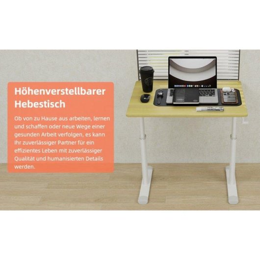 Bureau Welltin W3301 80x60cm Reglable