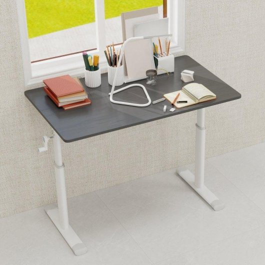 Bureau Welltin W3301P338384 Compact Hauteur Reglable 100x60 cm