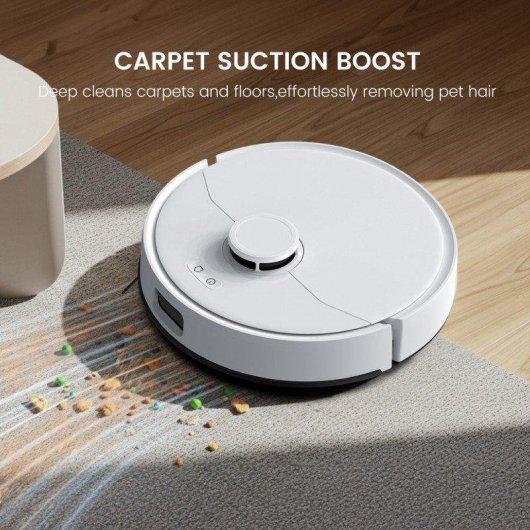 Robot Aspirador y Fregasuelos Teendow D63S Ultra con Autovaciado 10000 Pa