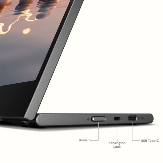 Monitor Lenovo L16 16" WUXGA 60Hz IPS portátil, ajuste de altura