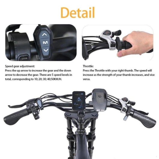 Vélo Électrique Headeer BK20 750W 48V 20Ah 45-80km