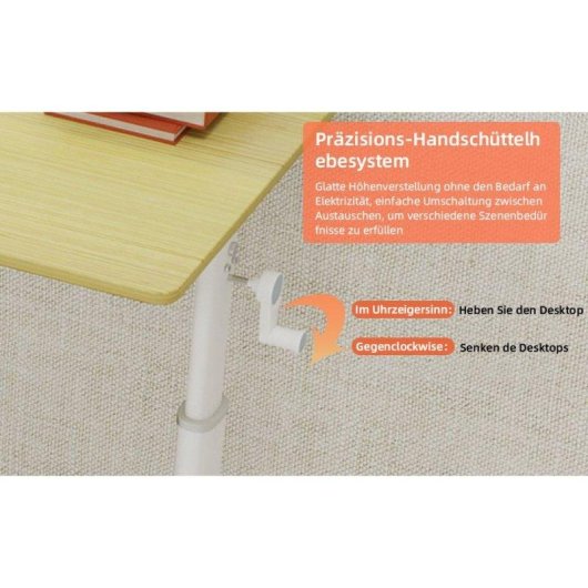 Scrivania regolabile Welltin W3301 100x60cm compatta e versatile