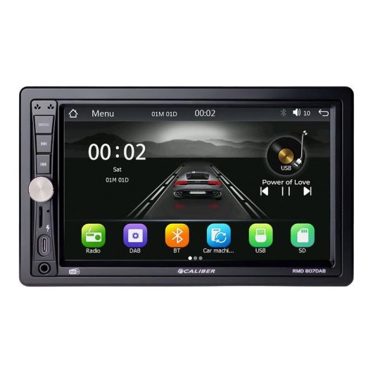 Caliber RMD-807DAB Autoradio 2 DIN Bluetooth Écran Tactile DAB+