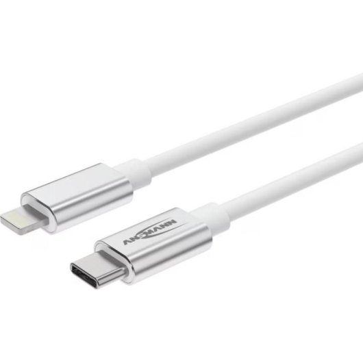 Cavo USB Ansmann Lightning e USB-C ricarica dati