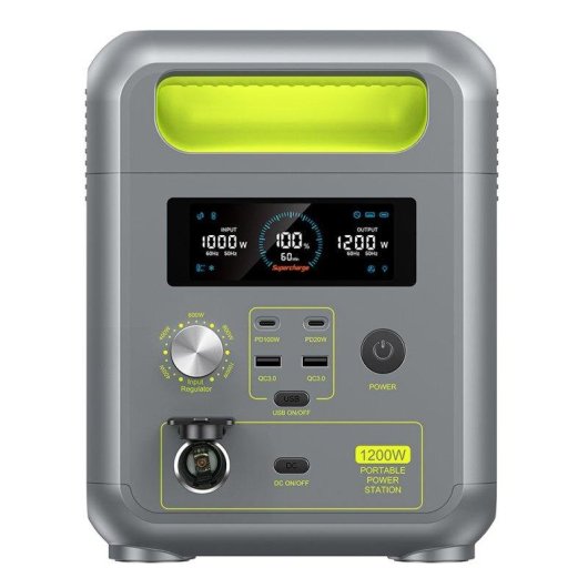 Station d’énergie Fossibot F1200 1024Wh 3 ports AC, USB-A et USB-C Batterie LiFePO4 Protection BMS